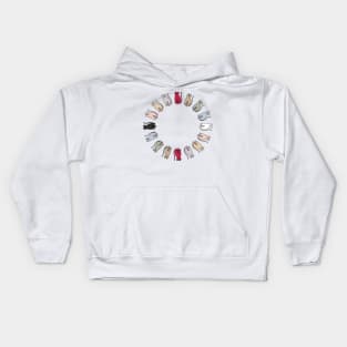 Circle of Magentaverse Rainbow Cats Kids Hoodie